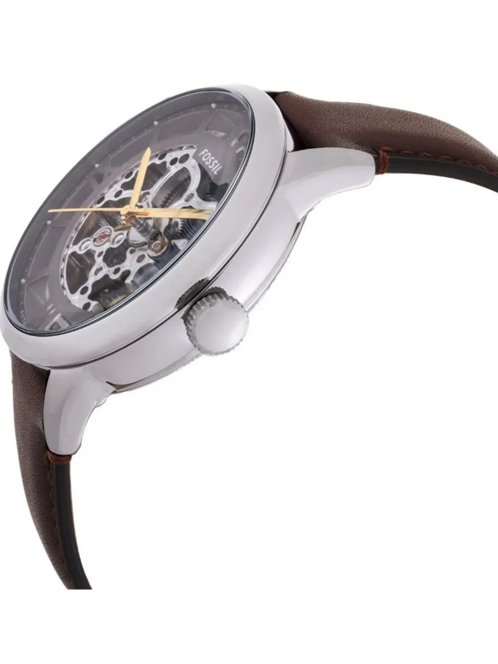 NWT Fossil Townsman Automatic Silver Dial Watch